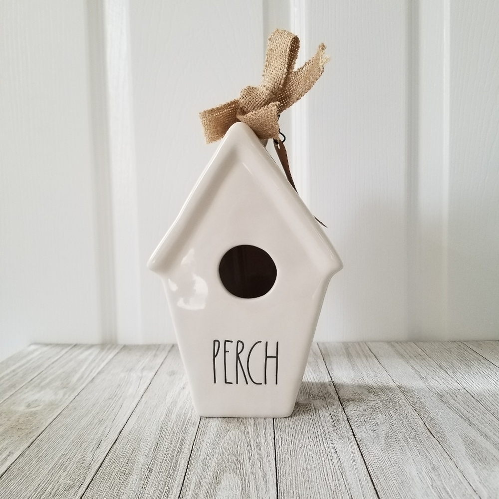 Rae Dunn PERCH Ceramic Birdhouse